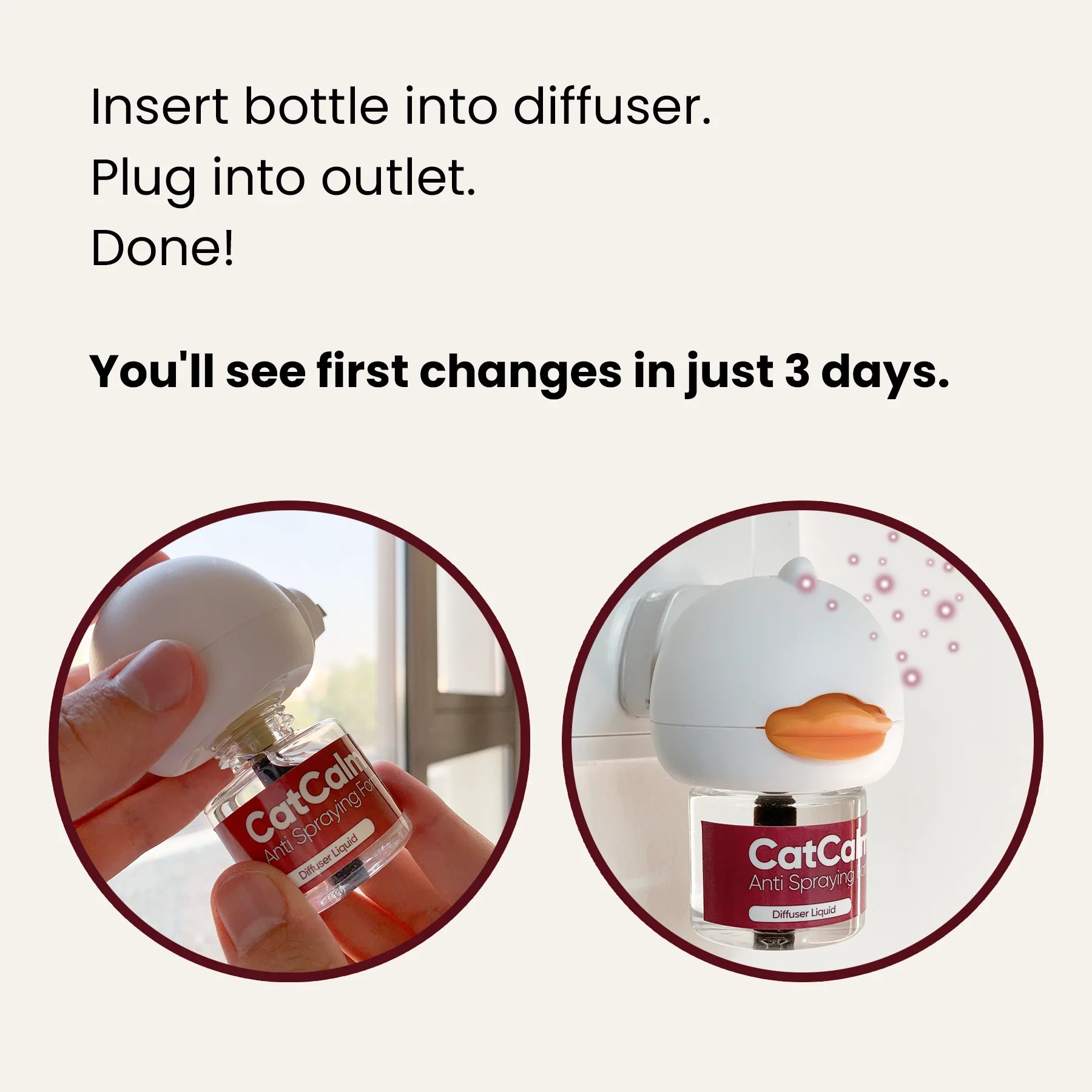 CatCalm Anti Spraying Formula
